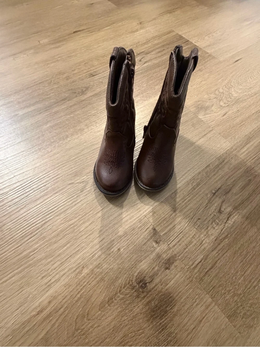 Cat & Jack Brown Kids Western Boots